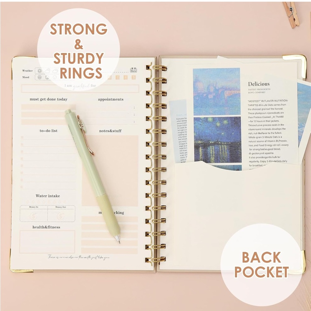 Undated planner and journal - Picture 3 of 4